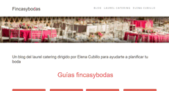 Desktop Screenshot of fincasybodas.com